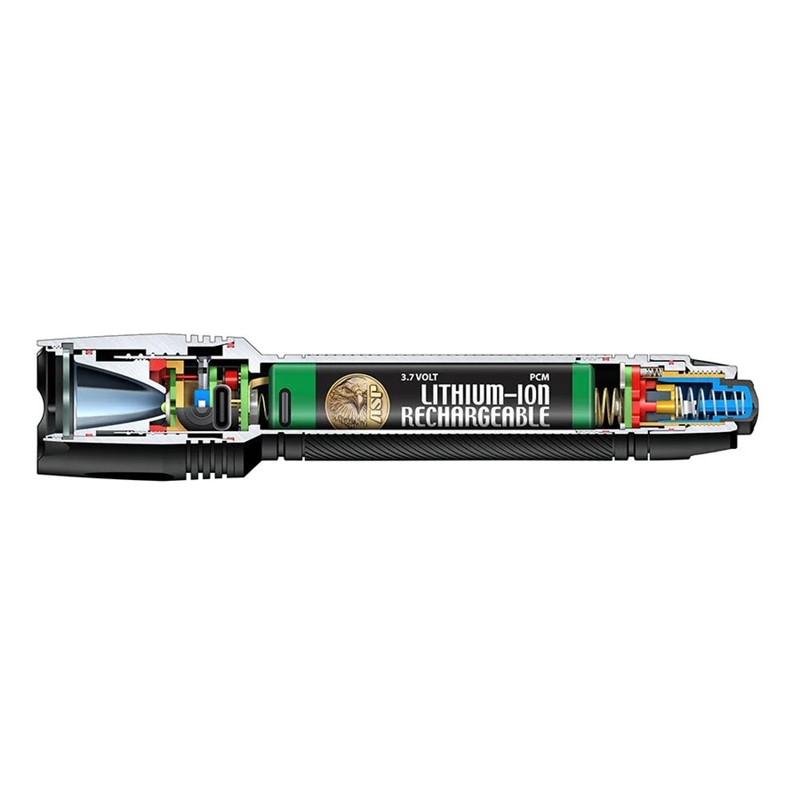 ASP Pro-C Flashlight - 600 Lumens - Click for larger image ASP Pro-C Flashlight - 600 Lumens