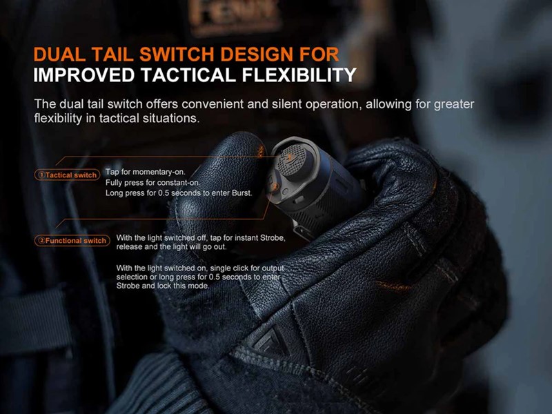 Fenix TK17 Tactical Flashlight - 3600 Lumens - Click for larger image Fenix TK17 Tactical Flashlight - 3600 Lumens