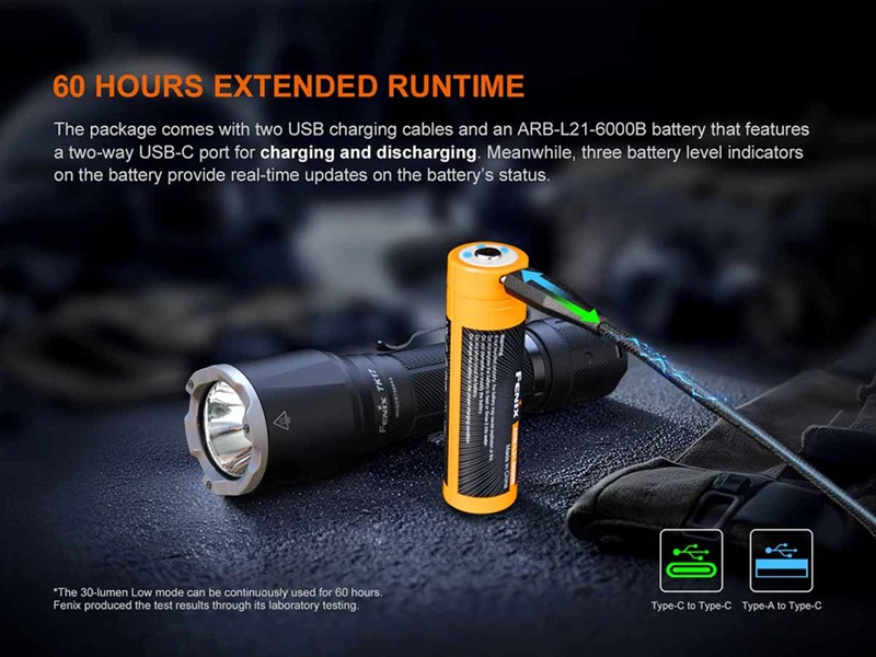 Fenix TK17 Tactical Flashlight - 3600 Lumens - Click for larger image Fenix TK17 Tactical Flashlight - 3600 Lumens