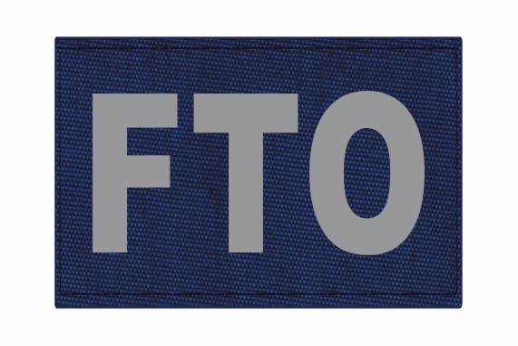 FTO - Field Training Officer Patch - Hook Backing - 1.5-inch x 1-inch - Click for larger image FTO - Field Training Officer Patch - Hook Backing - 1.5-inch x 1-inch