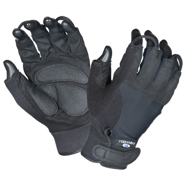 Hatch HLG250 ShearStop Wheelchair Gloves w/ LiquiCell Half Finger - 20% Off