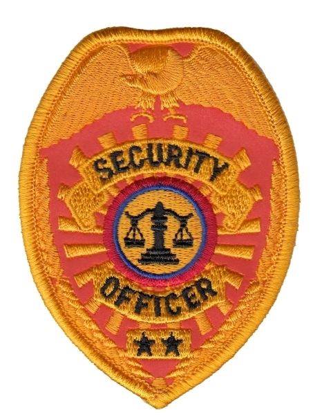 Security Guard Badge gold