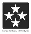 Rank Patches - Chief - Four Stars - Diamond Pattern