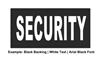 SECURITY ID Patches - Various Backing & Text Colors - 4x2
