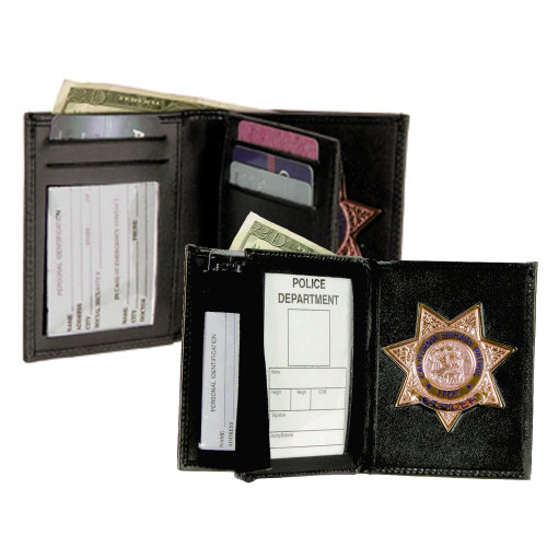 Strong Leather Double ID Badge Wallet - Dress - 20% Off